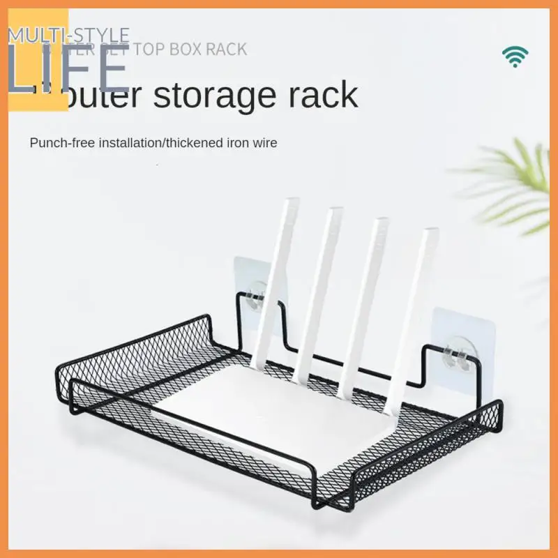 

Punch Free Stand Surveillance Camera Bracket Metal Rack Portable Router Bracket Storage Rack Projector Bracket Holder Single