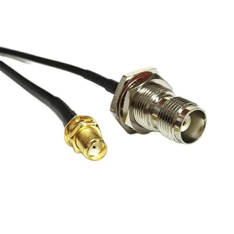 

New Modem Coaxial Cable TNC Female Jack Nut Switch SMA Jack Nut Connector RG174 Pigtail 20CM 8" Adapter RF Jumper