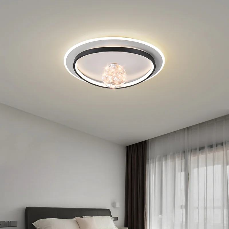 

Round Led Ceiling Lights For Living Room Bedroom Indoor Lighting Decor Chandelier Lamp Dimmable Home Decorative Sky Star Lamp