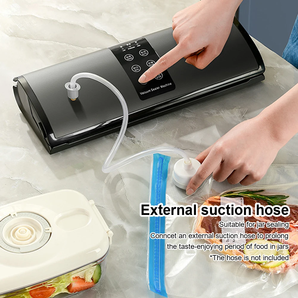 

120W Best Electric Vacuum Food Sealer Packaging Machine For Home Kitchen Food Saver Bags Commercial Vacuum Food Sealing