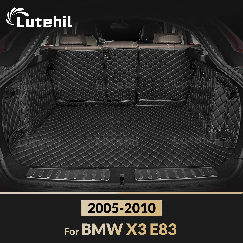 Для BMW X3 E83 2005-2010 09 08 07 06 Автоматический полный коврик для багажника Lutehil чехол