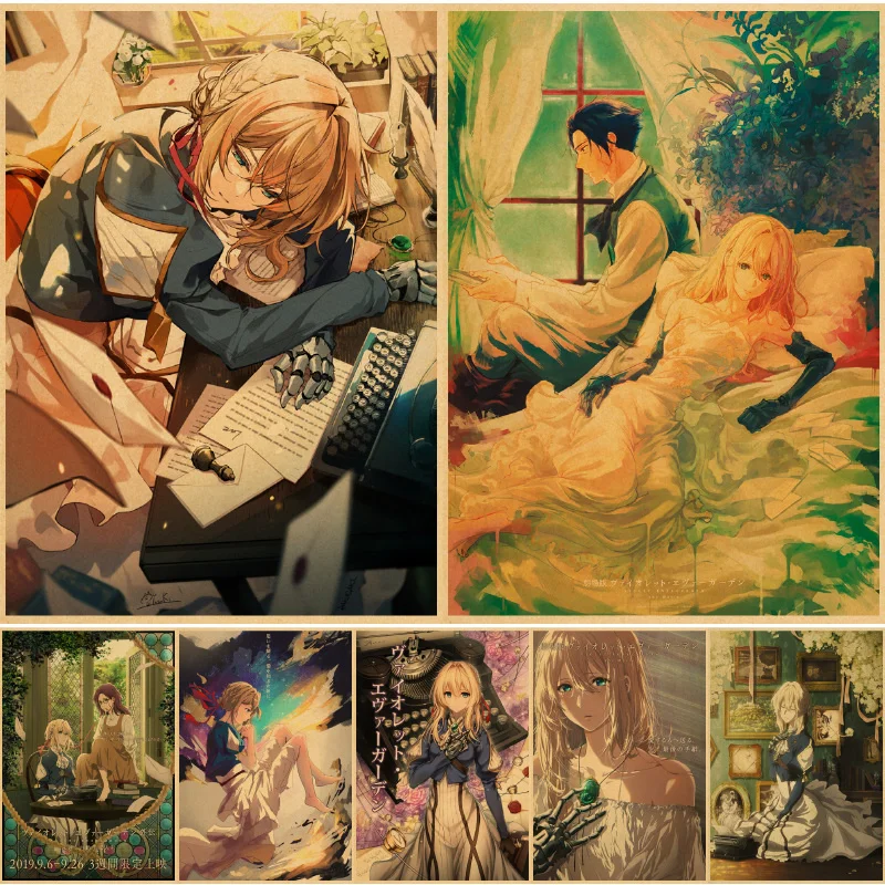 

Violet Evergarden Wall posters obraz Wall posters poster vintage anime decor house affiche murale Wall posters schilderij