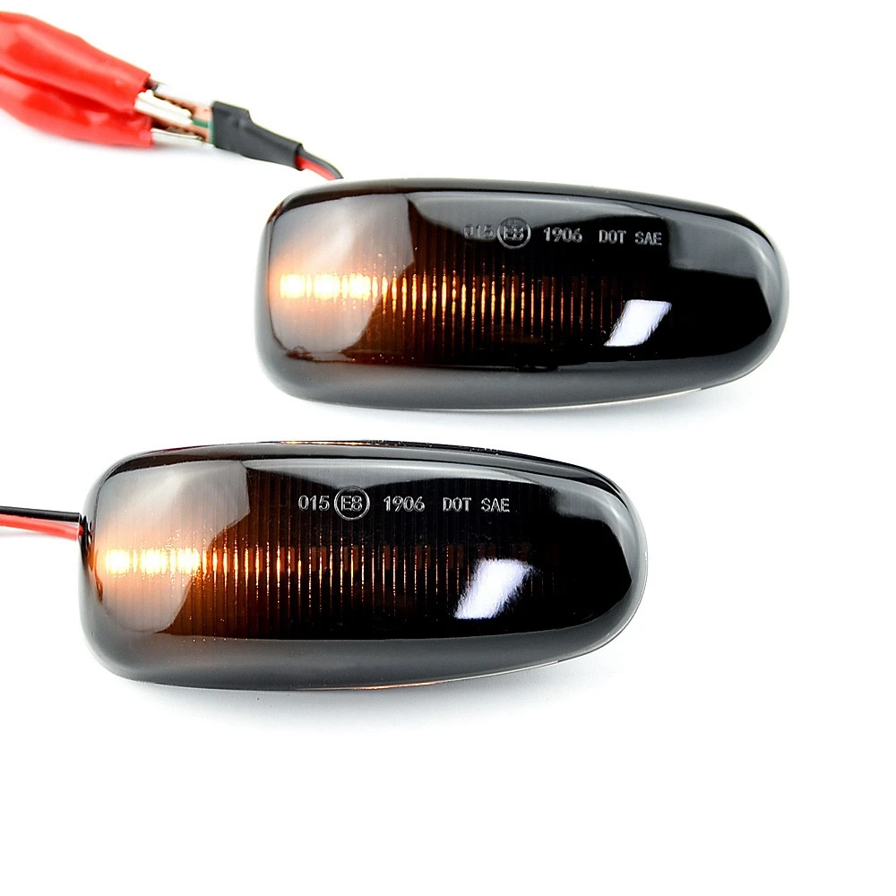 Автомобильный светодиодный динамический боковой габаритный фонарь указателя