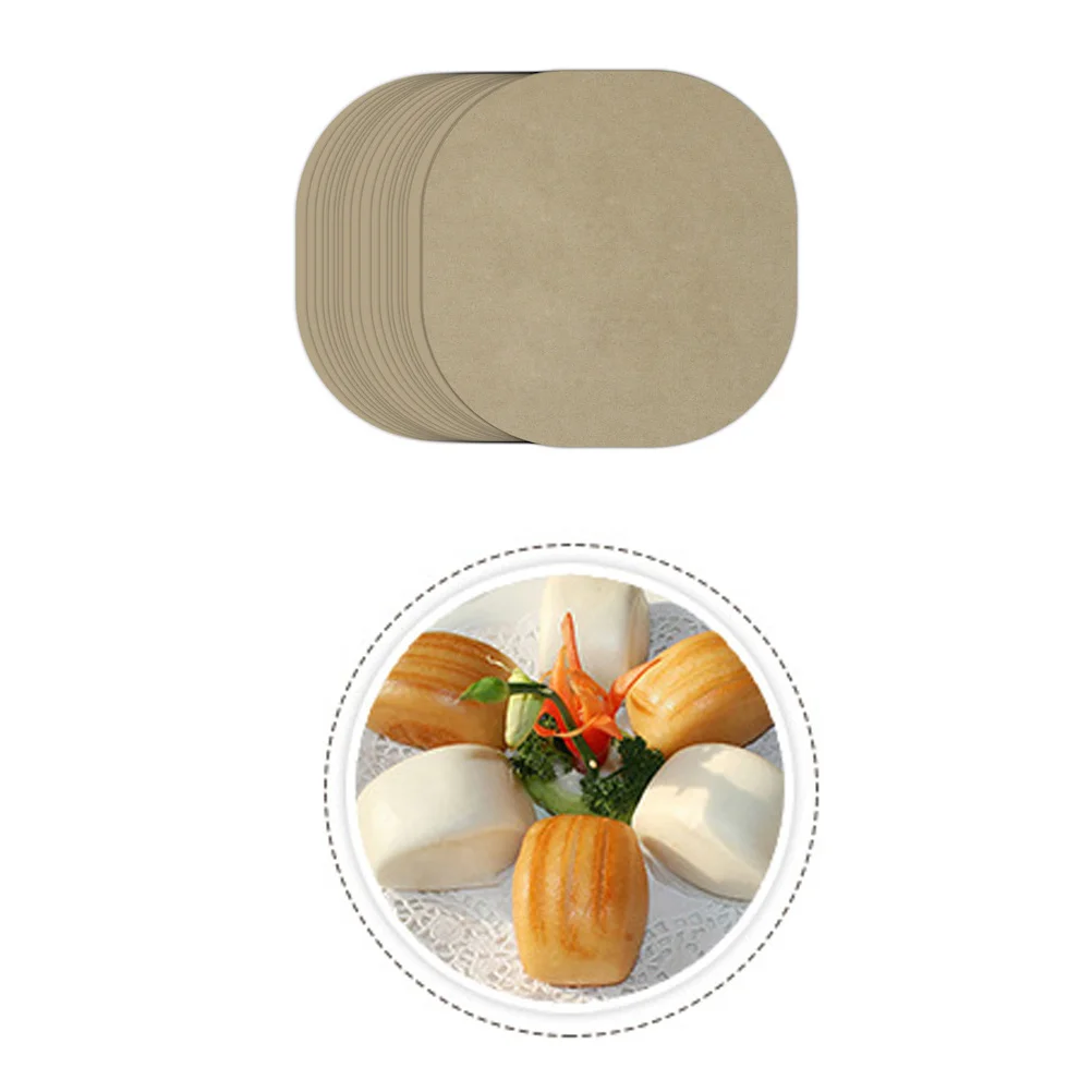 

100 Sheets Unbleached Paper Cookie Baking Sheet Oven Baking Paper Steamer Pans Safe Non-Stick Precut Baking Parchment