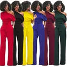 2022 черный комбинезон на одно плечо, вечерние платья с карманами, платье для выпускного вечера, широкие брюки, брюки, вечернее платье без бретелек, Комбинезоны