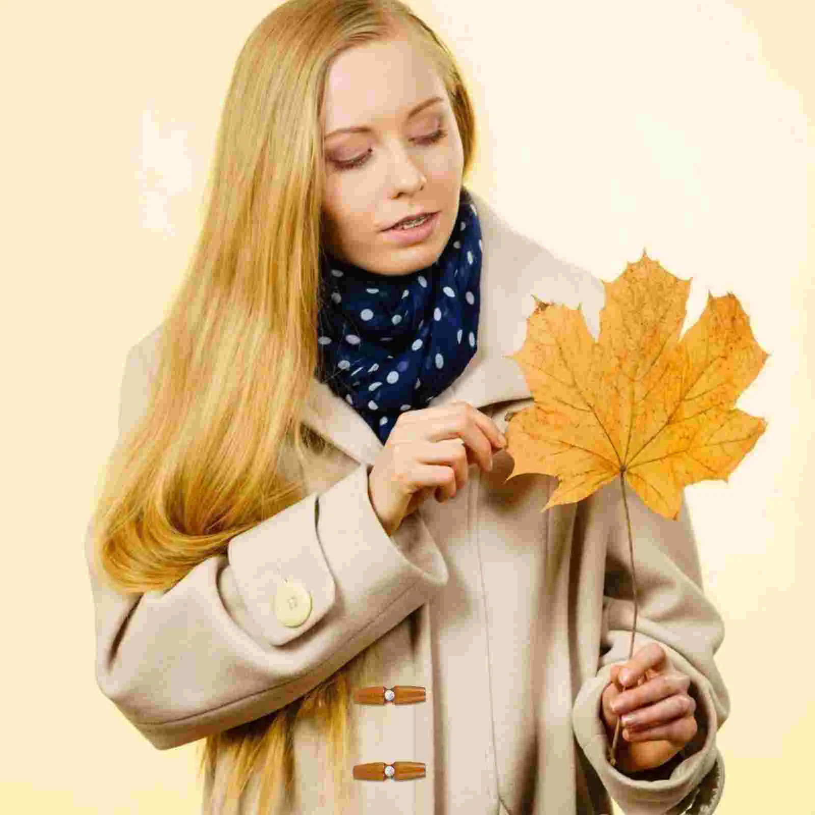 Пальто Wod с застежками-застежками брюки оливковыми пуговицами одежда свитер