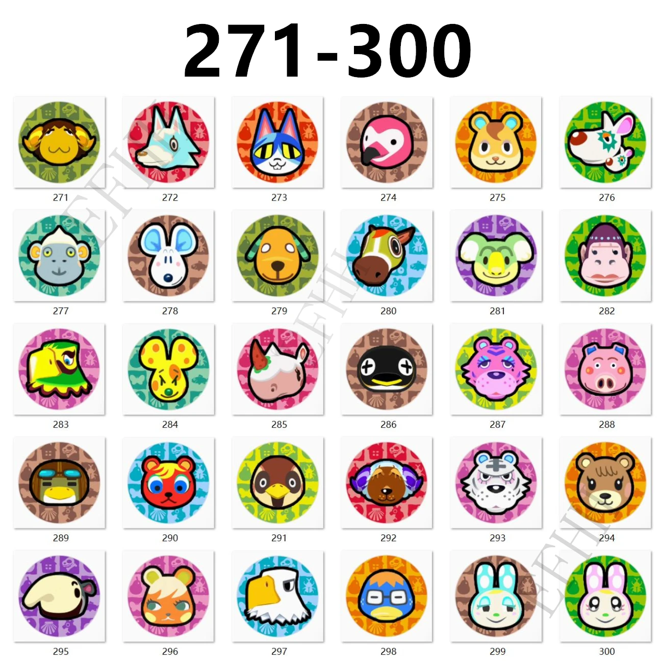 

NFC карты Animal Crossing: New Horizons EFHH ACNH