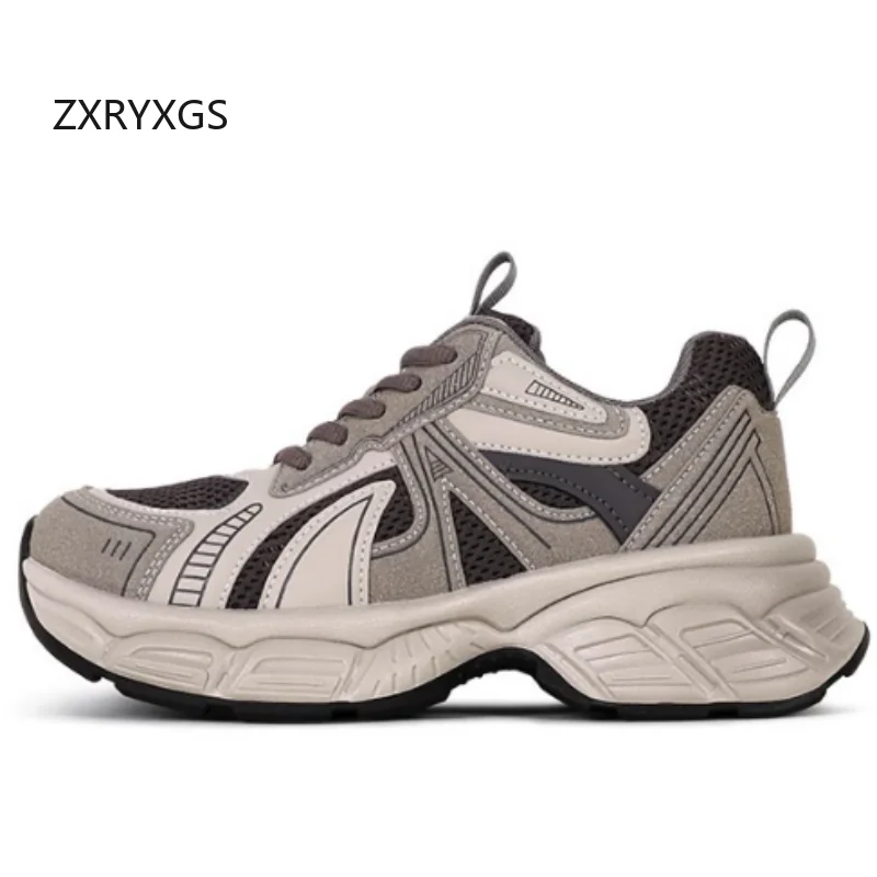 ZXRYXGS премиальные сетчатые дышащие и удобные женские кроссовки из воловьей кожи