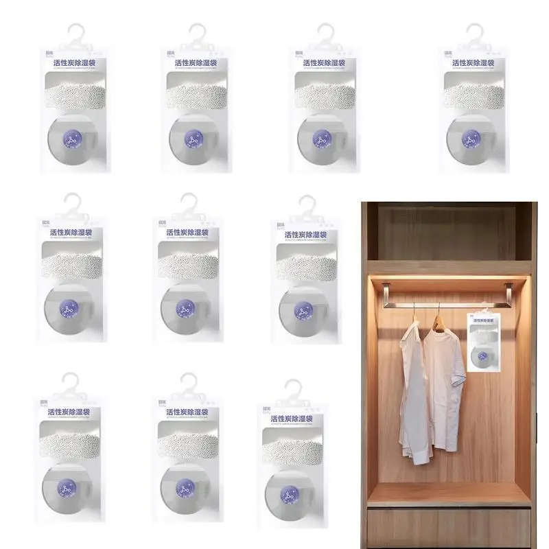 

Closet Dehumidifier Bags 10 Pack Moistureproof Desiccant Bags Humidity Absorber Moisture Absorber Moisture Packs For Closet