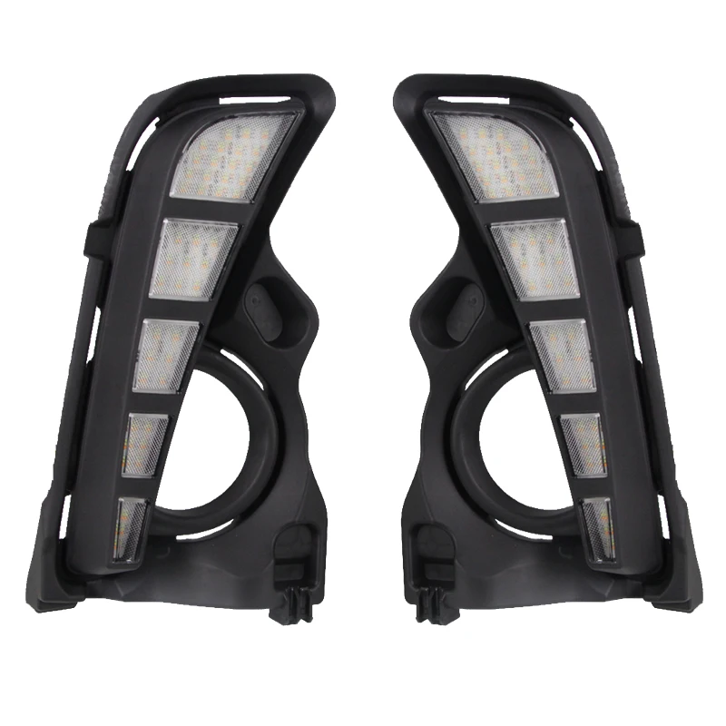 Для Toyota Highlander 2017 2018 2019 Φ DRL дневные ходовые фонари с указателем поворота