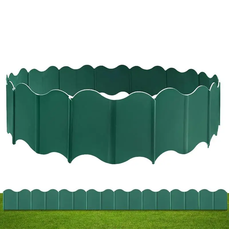 

Decorative Garden Fence Flexible Green Protective Borders Edging Outdoor Rustproof Fencing Flower Bed Barrier Garden Accessories