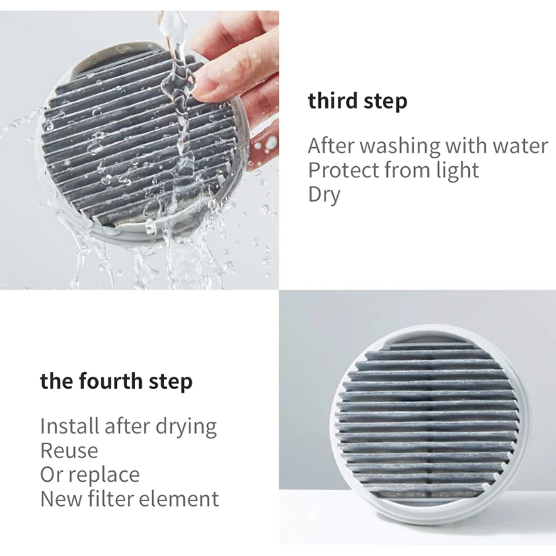 

2Pcs For Xiaomi Mijia Handheld Vacuum Cleaner Filter HEPA (Two Packs) White For MJXCQ01DY Model