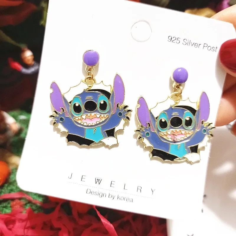 

Серьги-гвоздики «Лило и Ститч» из мультфильма «Disney»