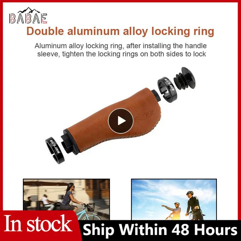 

1 Pair GUB G-611 Mountain Bike Bicycle Handlebar Cover Horns Ergonomic Cowhide Weaving Soft Anti-Skid Bicycle Handle Grips