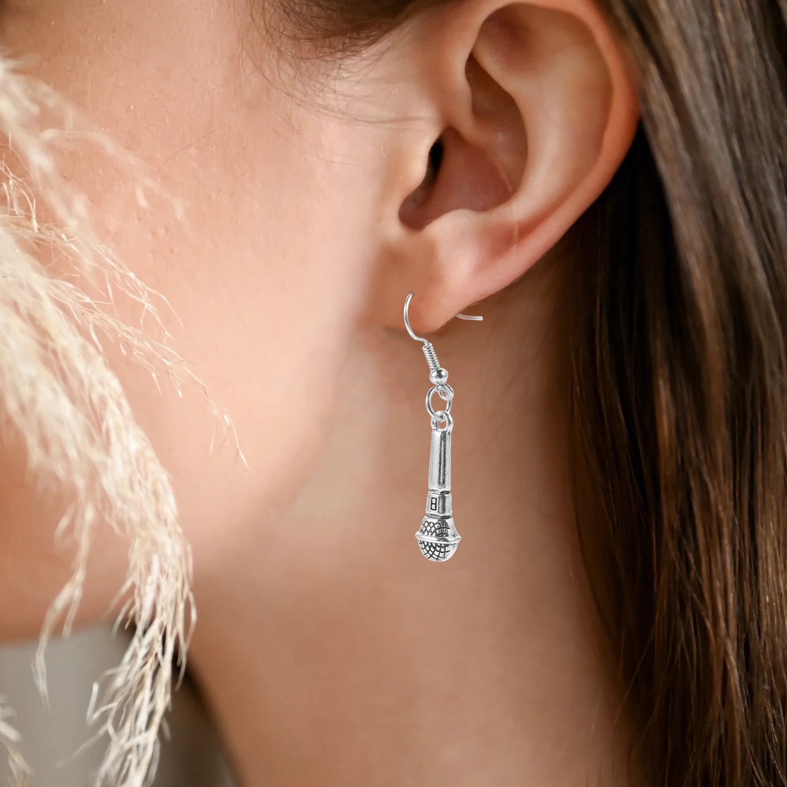 

Earrings Women Dangle Trendy Decor Teardrop Dangling Alloy Jewelry Fashion Miss