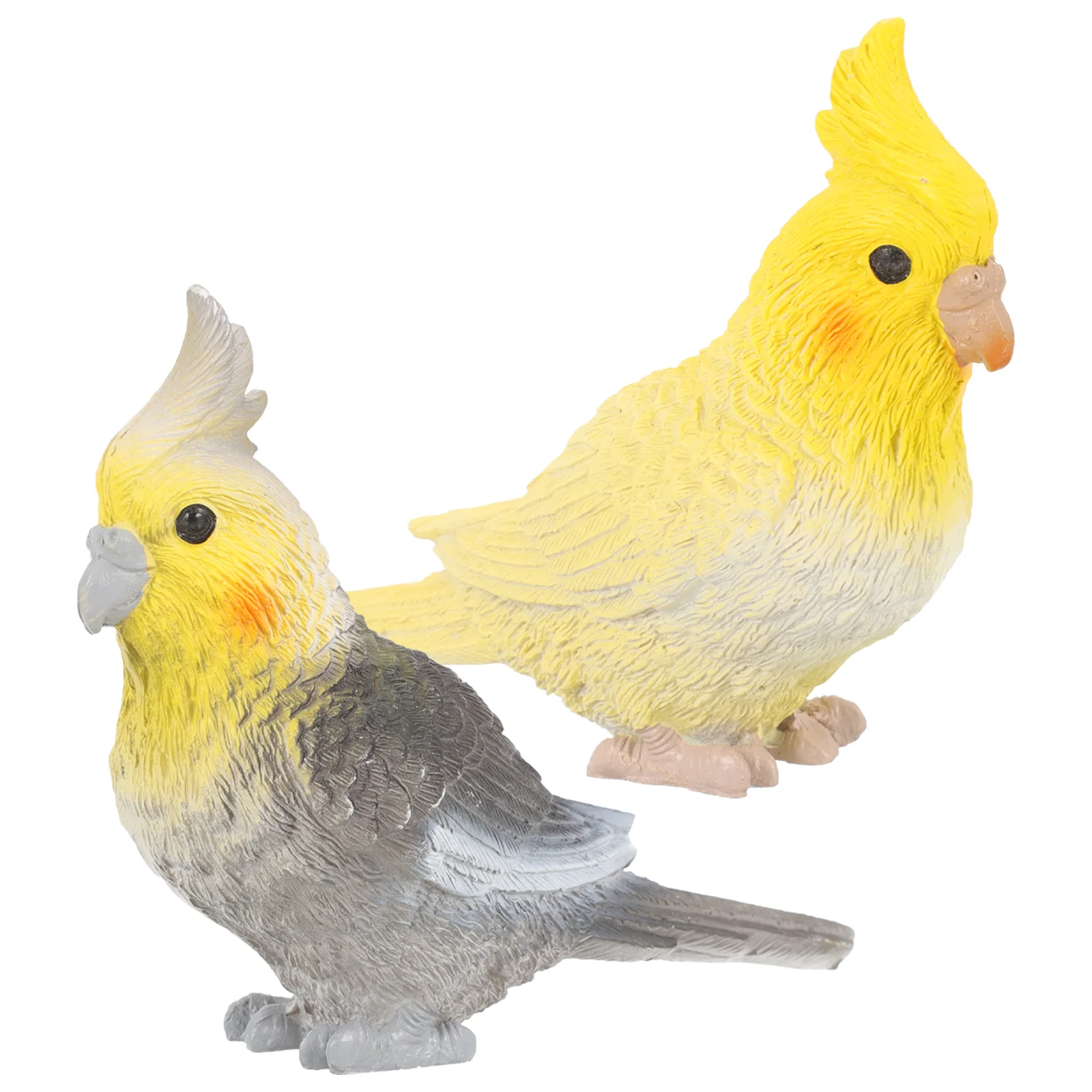 

2pcs Artificial Bird Decors Simulation Parrot Ornaments Vivid Parrot Models for Home Decoration