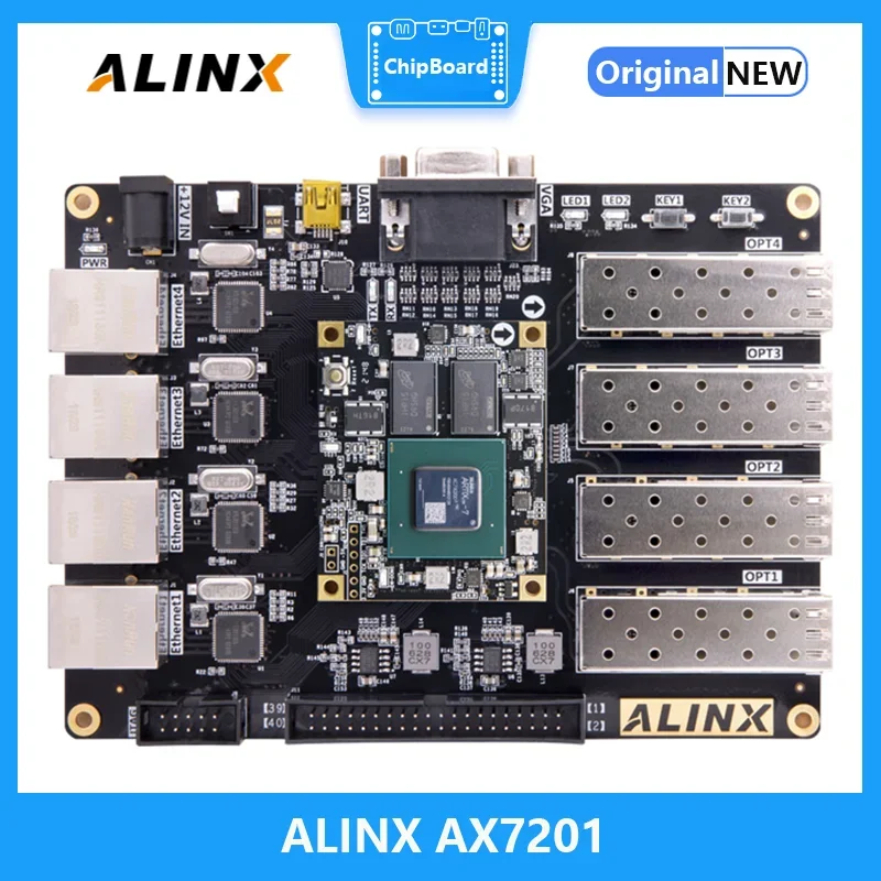 XILINX Artix-7 XC7A200T Плата разработки FPGA A7 SoMs SFP Оценочные комплекты ALINX AX7201