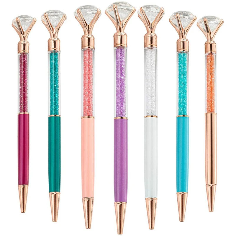 

Ballpoint Pens,Diamond Ball Pen,Big Diamond Pens-Bling Wedding Crystal Metal Ballpoint Pens With Black Ink