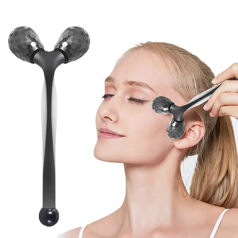 

Y Type Thin Face Machine Roller Face Massager 3D Available Instrument Facial Beauty Bar Facial For Cosmetic Skin Care Tools