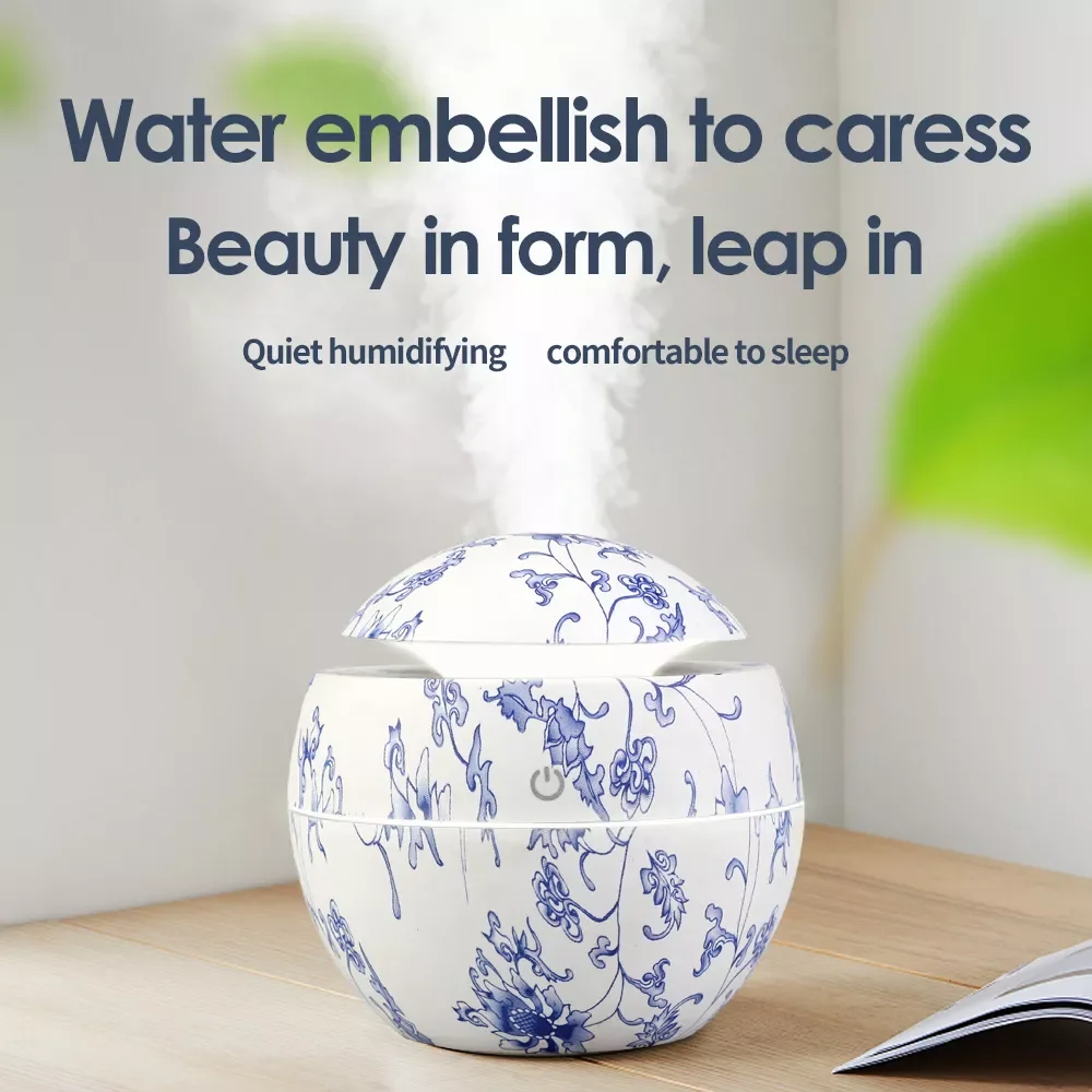 

Aroma Essential Oil Diffuser Mini USB Air Humidifier Portable Ultrasonic Mist Humidifier Air Purifier LED Night Light