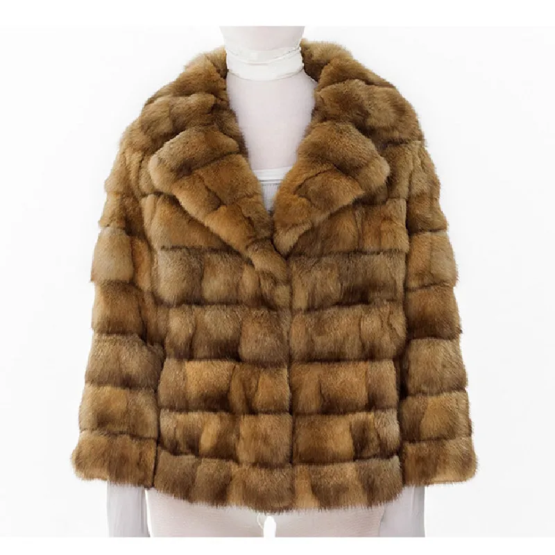 Рисунок 5 - Роскошные русские Короткие пальто из соболиного меха