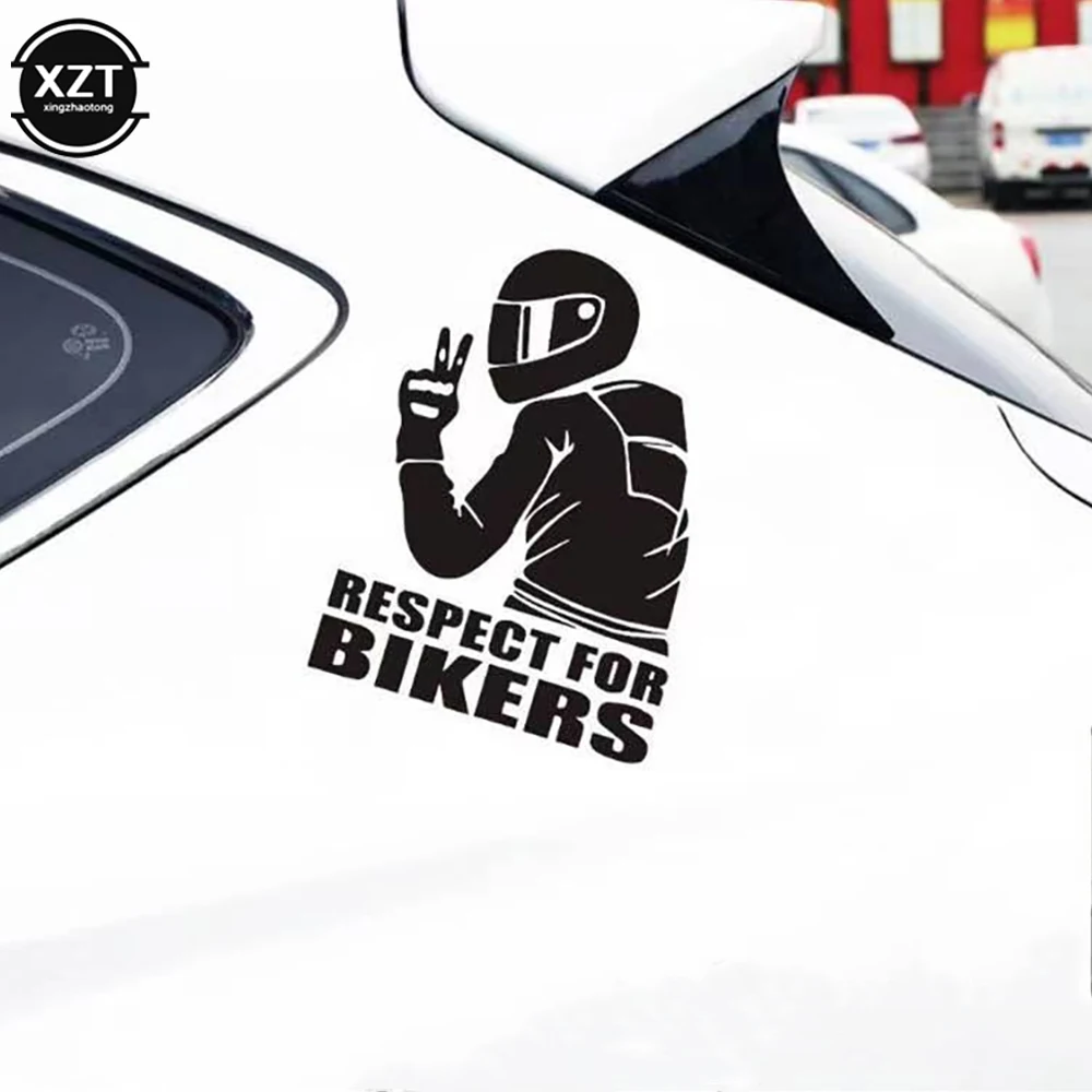 

XZT 1pc 15x11CM Respect Biker Sticker For On Car Motorcycle Vinyl 3D Stickers Motorcycle Vinyl 3D Stickers And Decals
