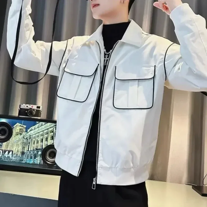 Мужские куртки-карго весенне-осенние мужские пальто высокое качество