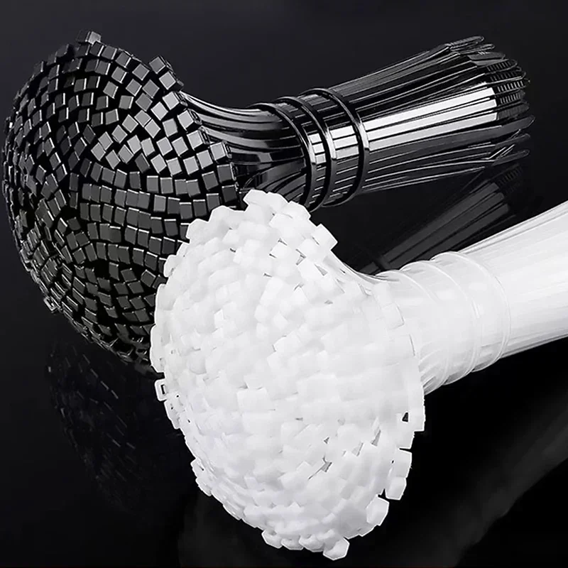 orowe samoblokujące nylonowe opaski kablowe wielokrotnego użytku odpinane plastikowe regulowana pętla mocująca do domu