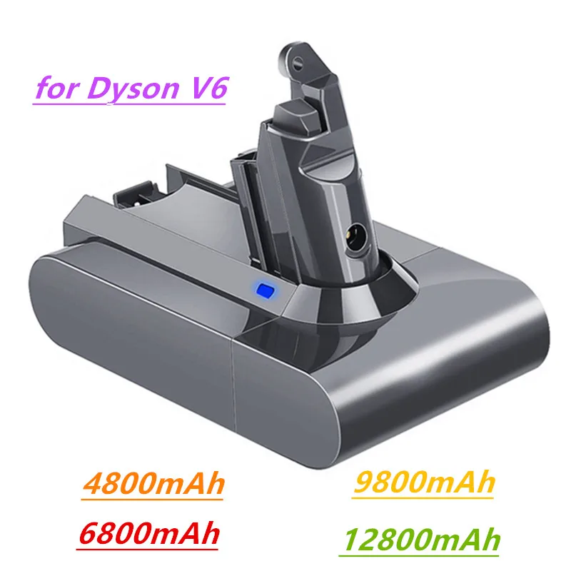 

Dyson V6 12800mAh 21.6V Batterie Lithium, pièce de rechange pour DC58 DC59 DC61 DC62 Batterie