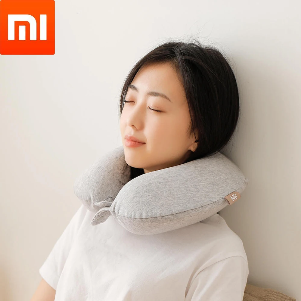 

Xiaomi 8H Portable U Shape Memory Foam Neck Pillow Antibacterial Portable Travel 8H Cushion Lunch Break Pillows