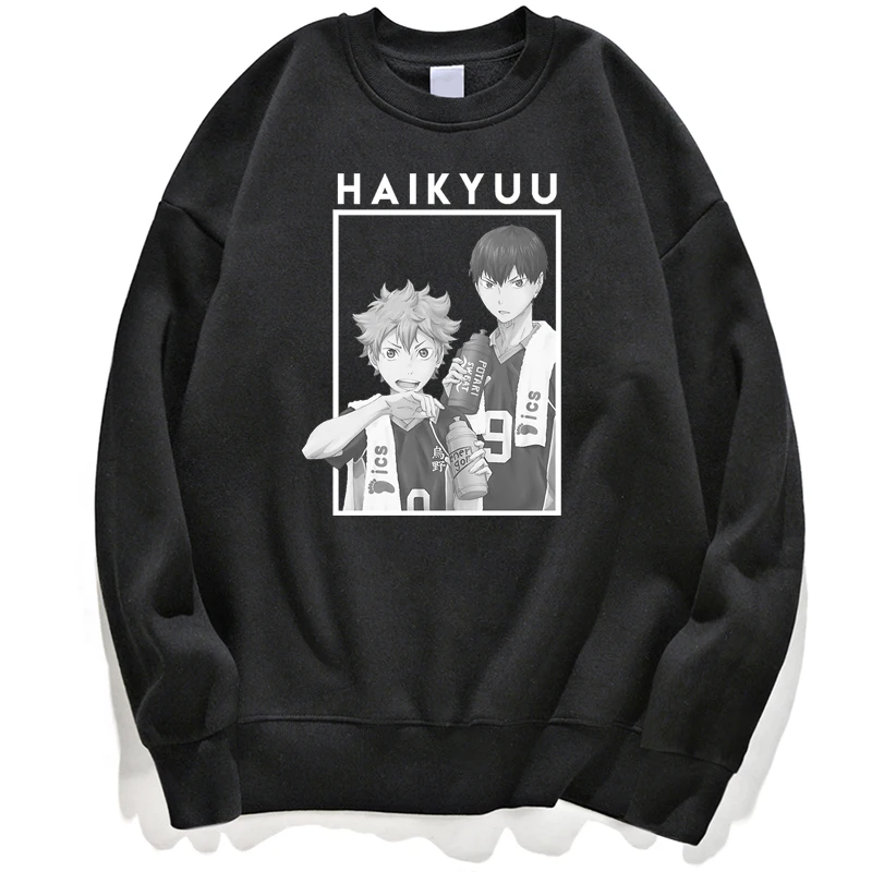 

Haikyuu Ics Men Hoodies Sweatshirts Manga Anime Karasuno Harajuku Hoodie Sweatshirt Winter Autumn Crewneck Hoody Jumper Pullover