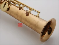new arrival high quality professional soprano saxophone bb tuning instrument mouth mouth outer box throat ligation reed