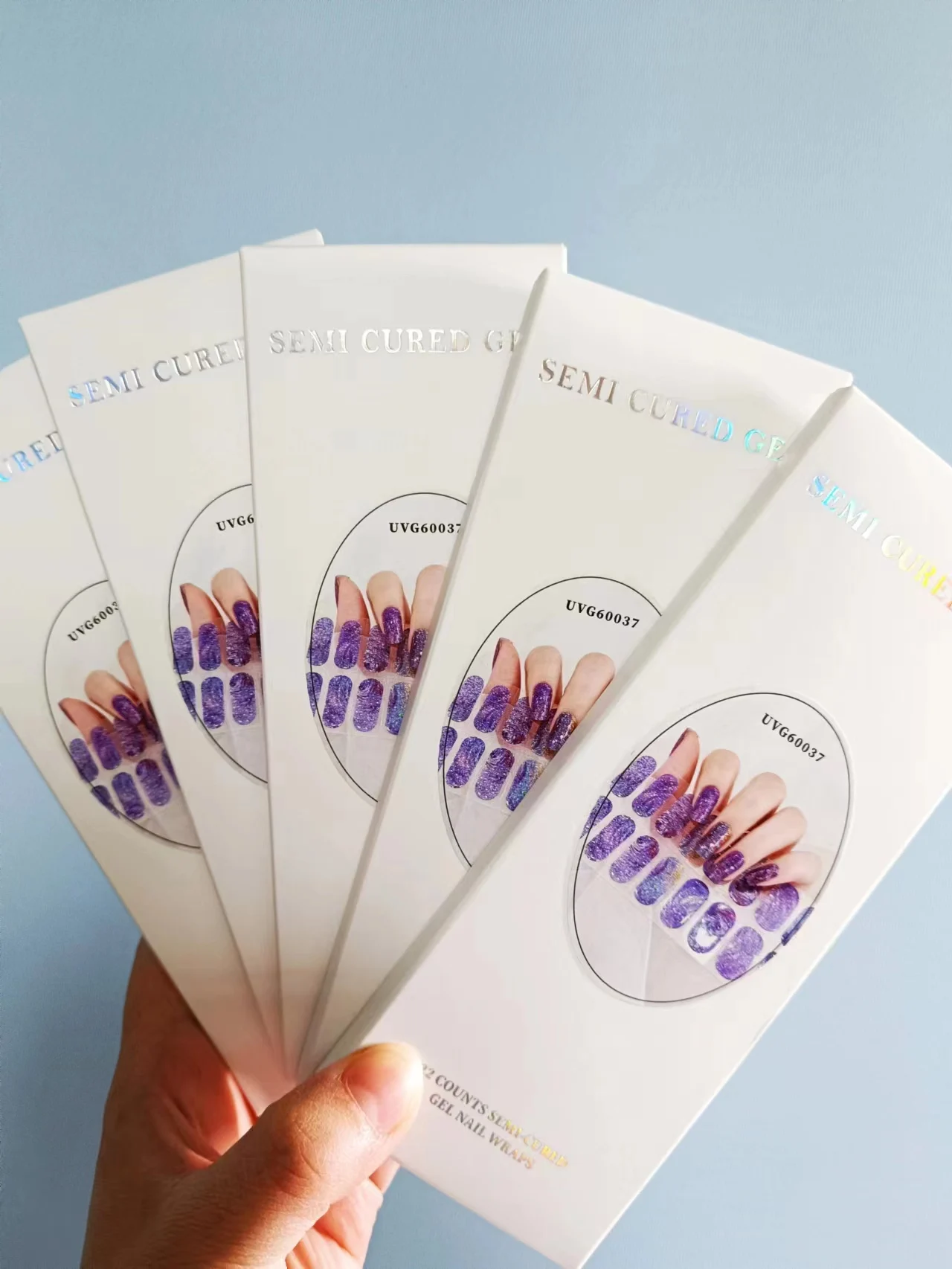 Накладка для ногтей полузатвердевающая водостойкая с полным покрытием 22