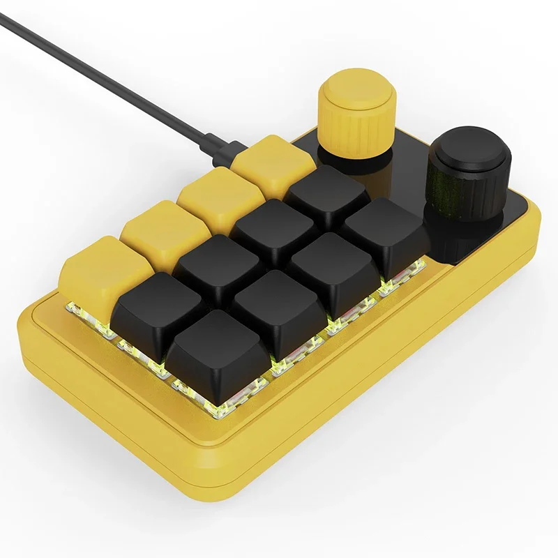 3 режима 2 4 г изготовленная на заказ мини-механическая клавиатура 12 клавиш с