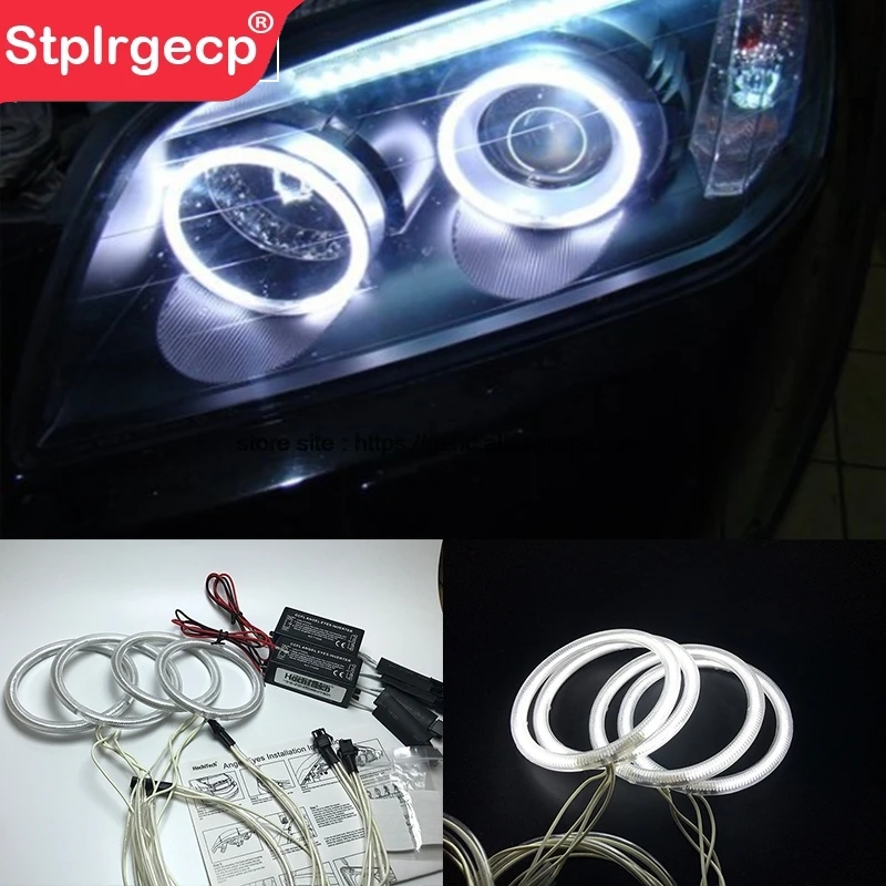 

HochiTech For Chevrolet CAPTIVA S3X 2006 - 2011 Ultra Bright Day Light DRL CCFL Angel Eyes Demon Eyes Kit Warm White Halo Ring
