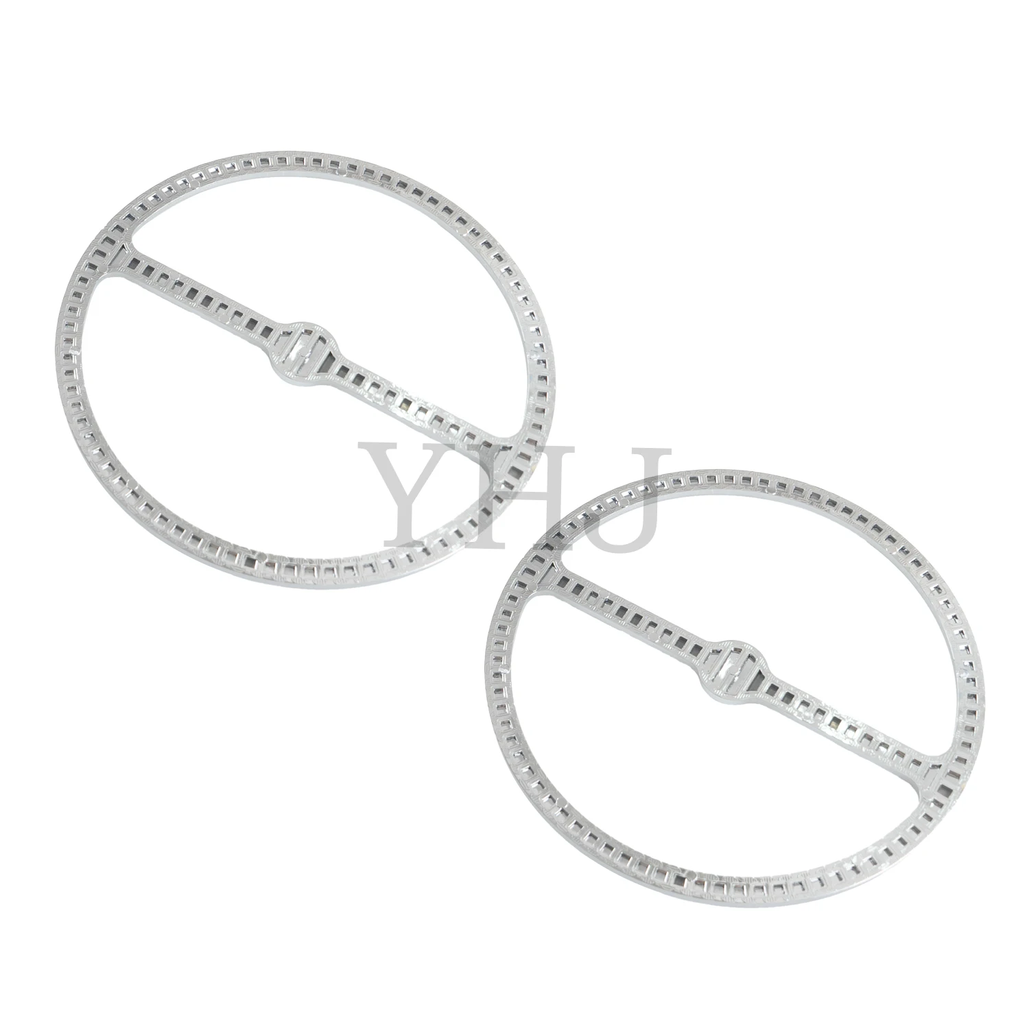 1 пара накладок на кольцо динамика мотоцикла хромированная крышка для Harley Electra Glide