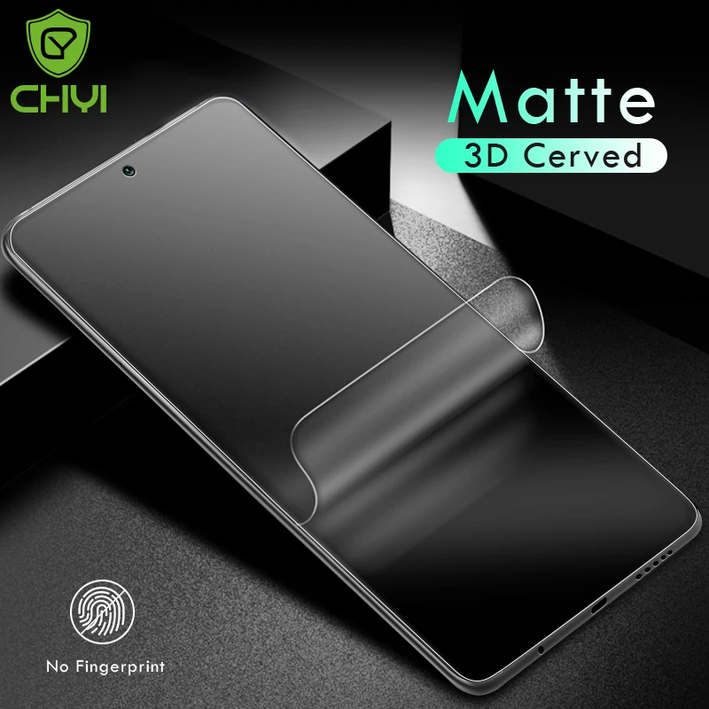 

CHYI матовая Гидрогелевая пленка для xiaomi 12 poco x3 F3 x4 M4 nfc, защитные пленки для экрана redmi note 8 10 11 pro 5G, не закаленное стекло