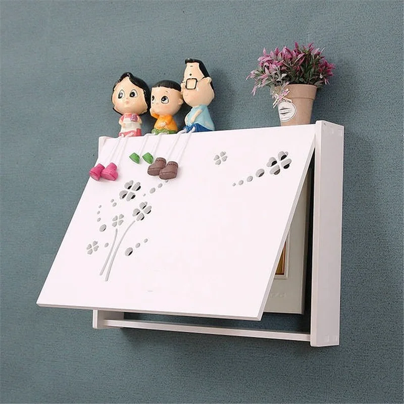 

Коробка для электрических измерительных приборов, настенная декоративная коробка для приборов без отверстий, в скандинавском стиле, с полы...