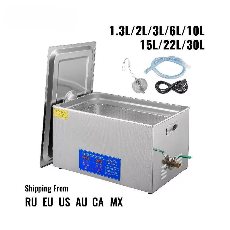 SucceBuy 1.3L 2L 3L 6L 10L 15L 22L 30L Ultrasonic Cleaner Lave-Dishes Portable Washing Machine Ultrasound Home Clean Appliances