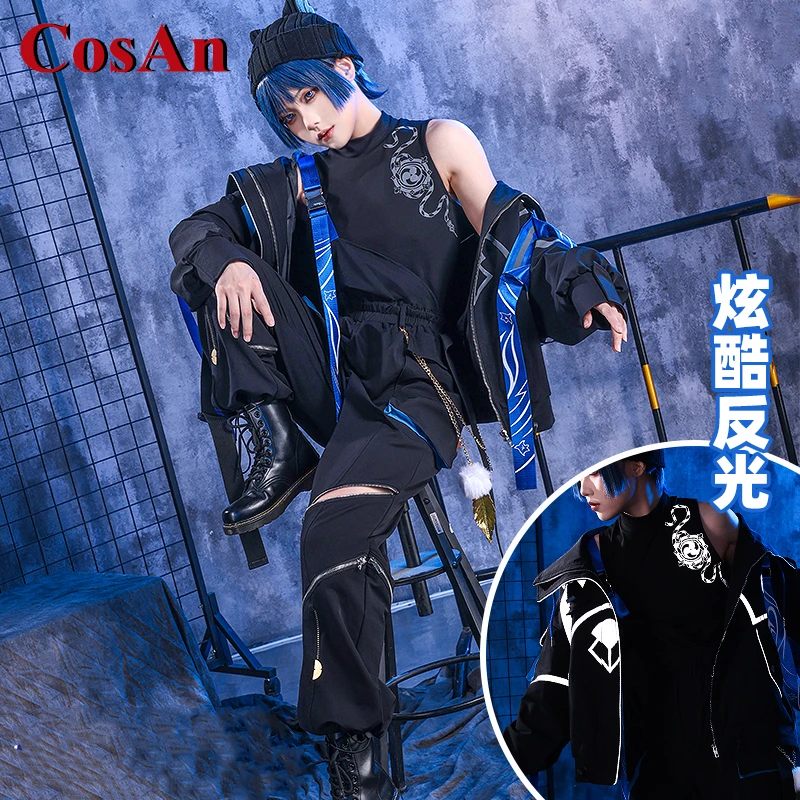 

Костюм для косплея CosAn Game Genshin Impact Scaramouche, модный красивый комбинезон для активного образа жизни