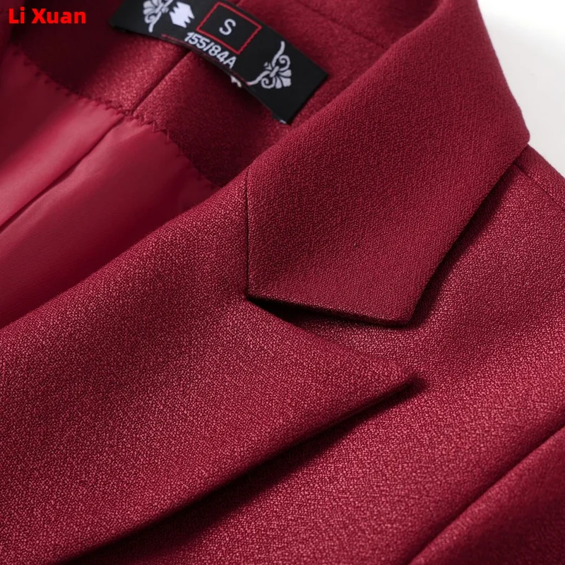 High Quality Autumn Winter Formal Ladies Blazer Women Business Suits with Sets Work Wear Office Uniform 4XL Size Pants Jacket
