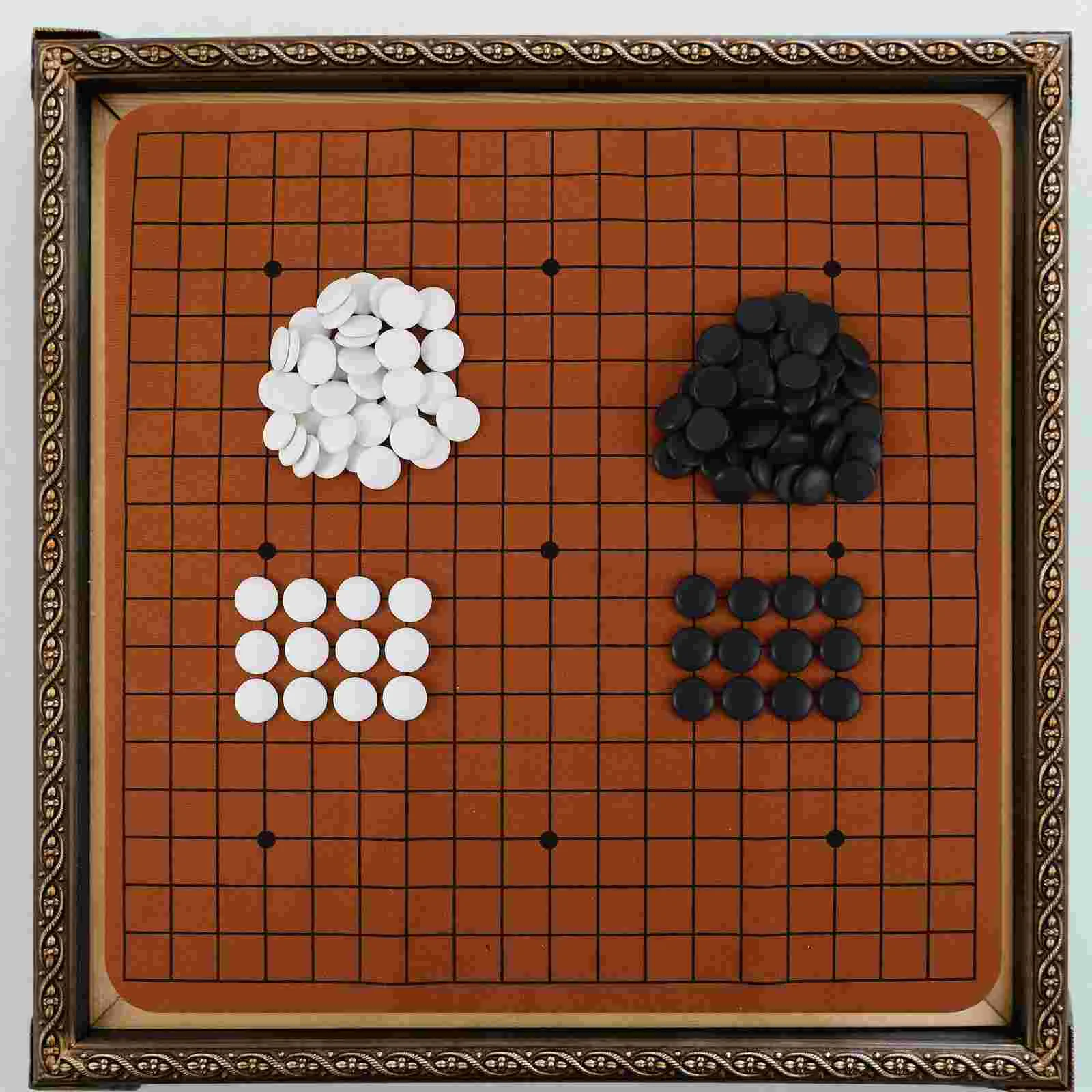 

Набор профессиональных шахматных настольных игр, игрушка для обучения, с маленькими камнями, пять в одном ряду, для взрослых