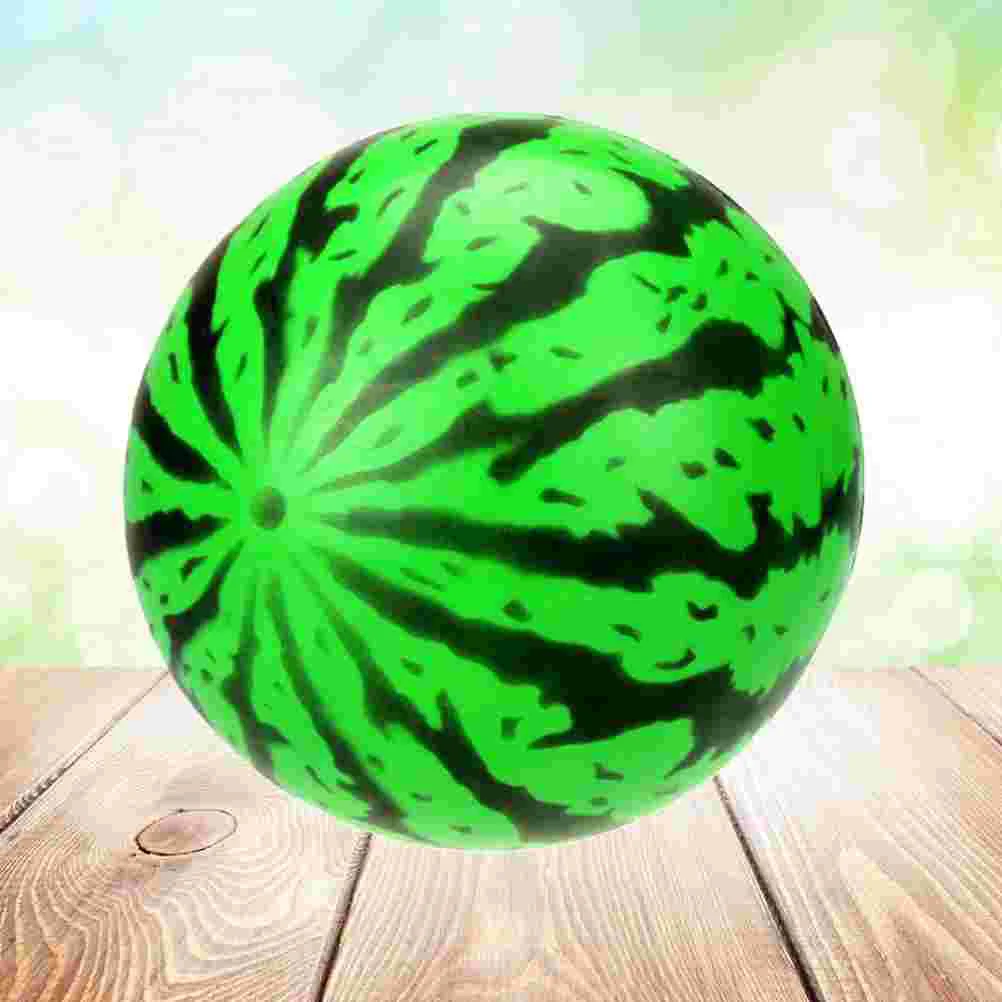 

Beachballswatermelon Pool Party Kidssuppliessoccersportspvc Bouncing Summer Sensory Decorations Bulk Float Favors Glitter Vinyl