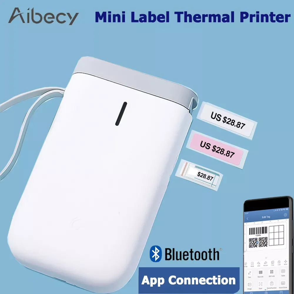 

2023 D11 Wireless Label Printer Portable Pocket Label Printer Handheld BT Connection Fast Printing for Home Office impresoras pl