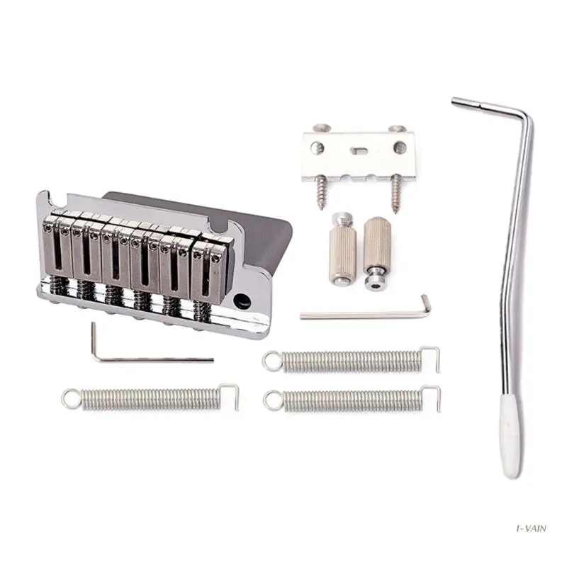 

Хромированная струна M5TC для гитары, полноразмерный блок Tremolo с винтажными изогнутыми стальными сиденьями для гитарных аксессуаров