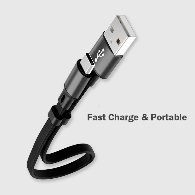 

Type C Micro USB Data Cable 25cm Fast Charging For iPhone Samsung Xiaomi Huawei Android Phone Sync Data Cord USB Adapter Cable
