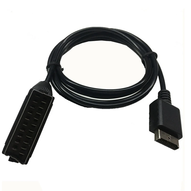 

1.8M RGB Scart Cable For Sony Playstation PS1 PS2 PS3 TV AV Lead Connection Game Cord Wire For PAL Consoles