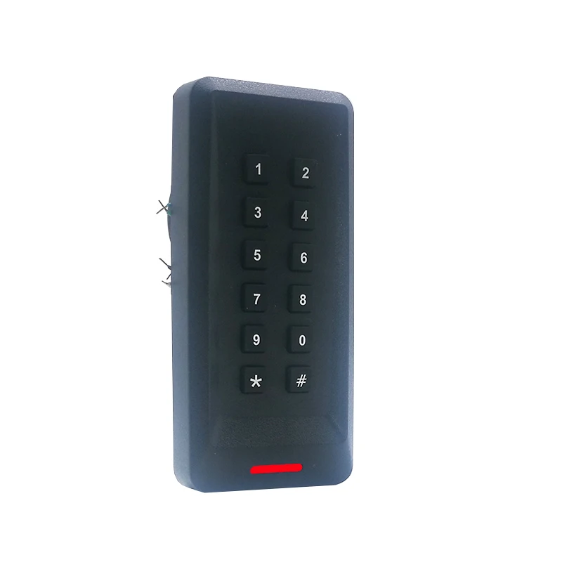 

Proximity RFID 125Khz IC 13.56Mhz Door Access Control System Wiegand 26 34 keypad Slave Card Reader