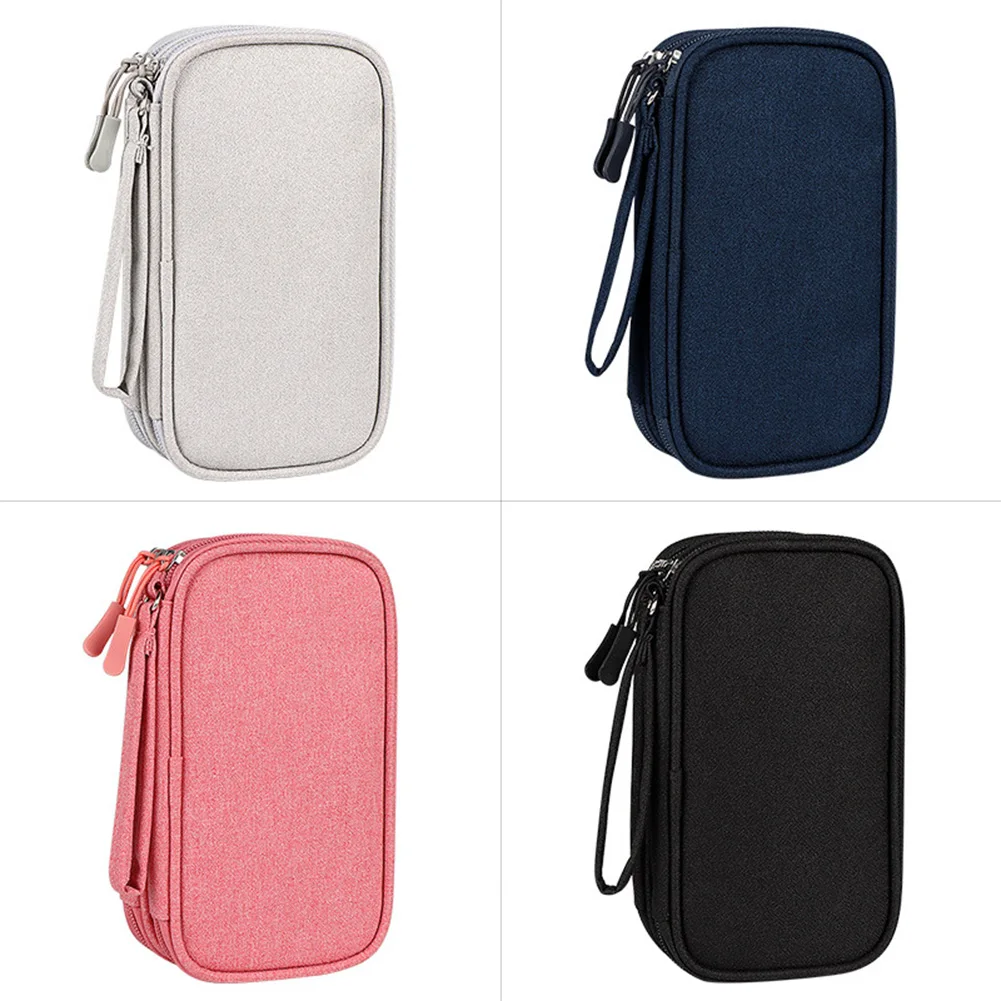

Waterproof Electronics Cable Bag Travel Portable Mobile Phone Accessories Storage Pouch Case For Hard Drive USB Cord Charger