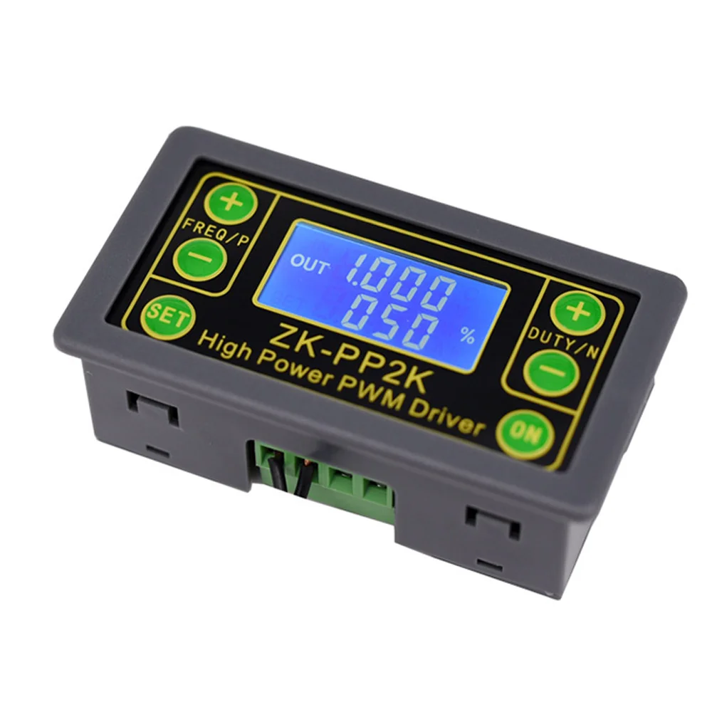 

Cycle Delay Signal Generator PWM Motor Speed Controller 8A 150W Adjustable LED Dimmer Pulse Frequency Duty Ratio LCD Display